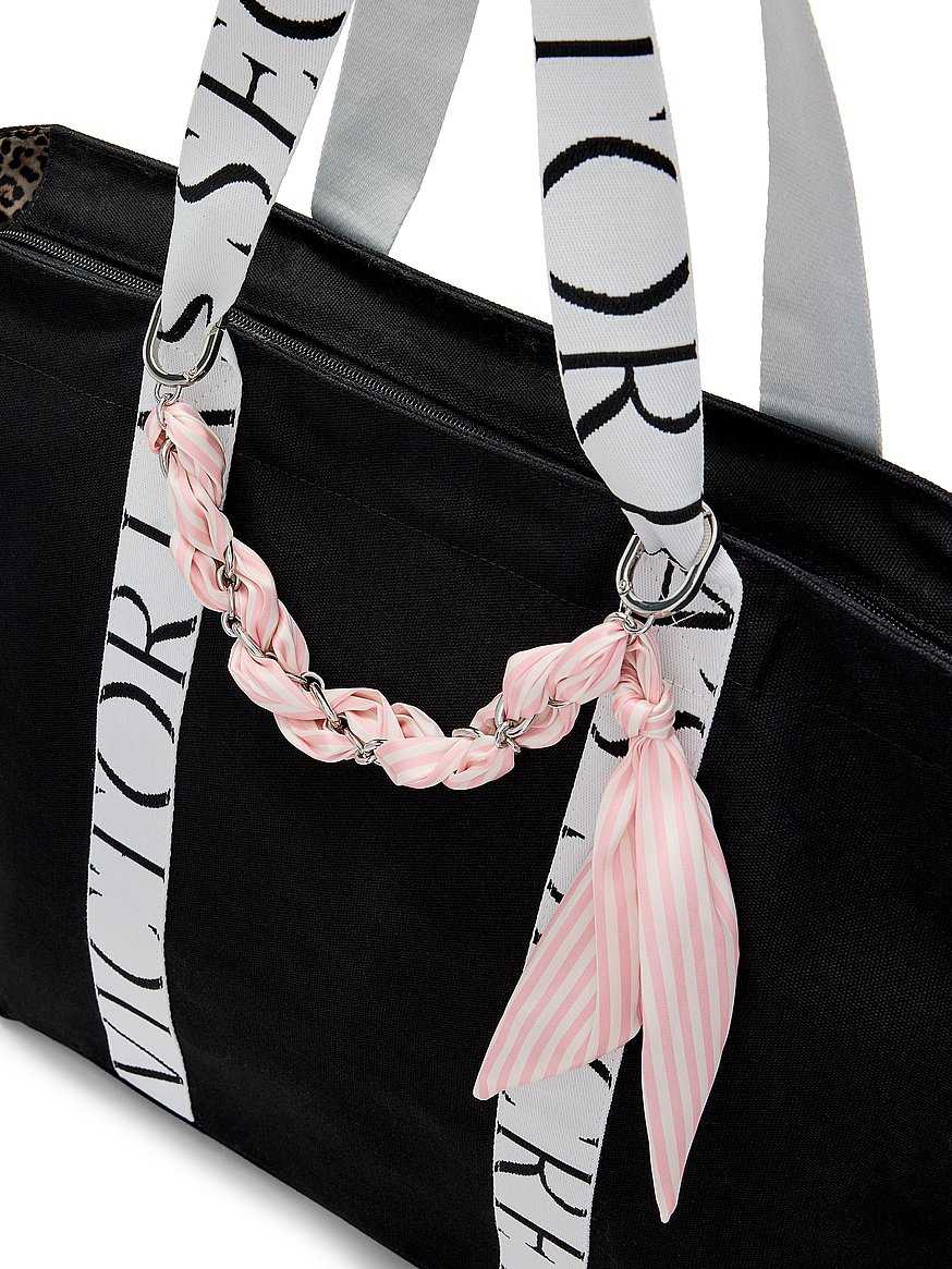Buy Scarf Chain Bag Charm, Heritage Stripe - Order Small