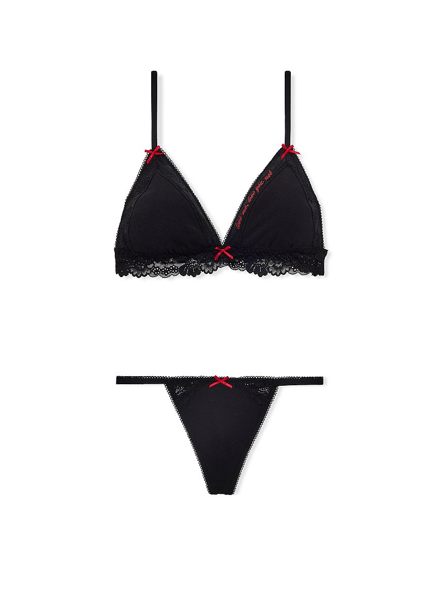 Buy Limited-Edition PINK Wink™ Flirty Gift Set, Black Forever Lace