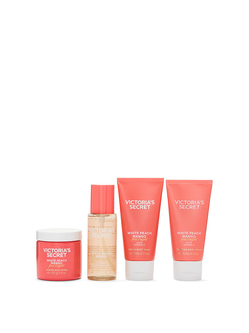 Buy Body Care Gift Set ft. Reusable Travel Bag, White Peach Mango