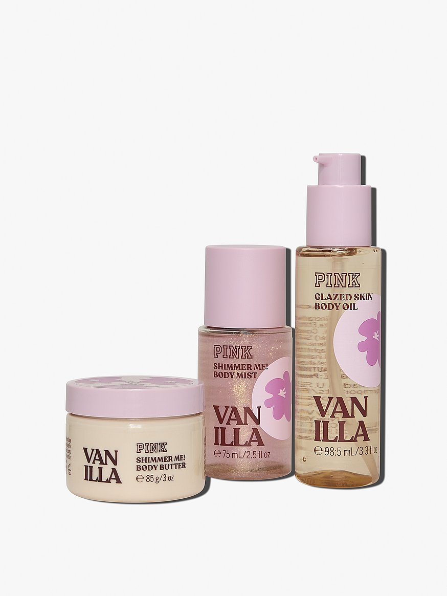 Buy Let's Glow Away Shimmer Travel Set, Vanilla - Order Gift Sets
