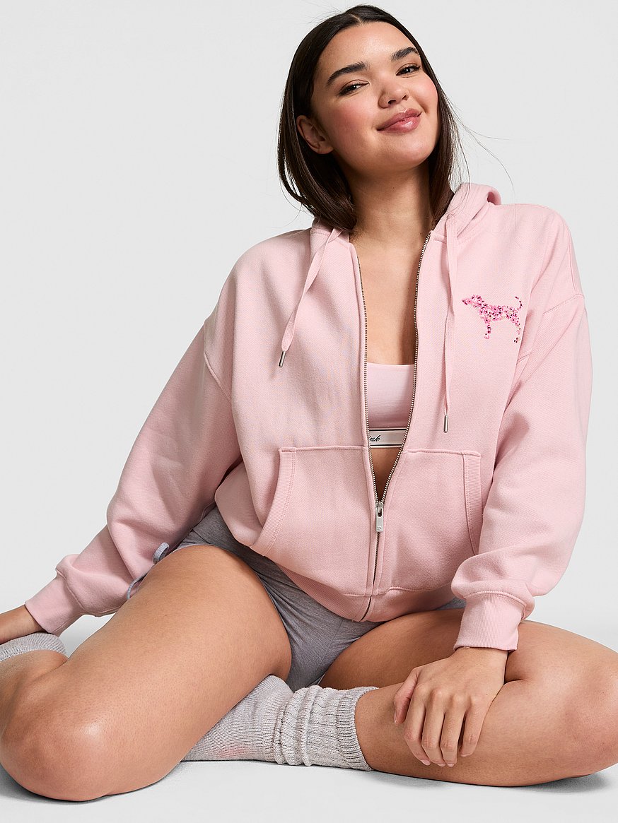 Buy Campus Fleece™ Full-Zip Hoodie, Dollhouse Boho - Order Hoodies