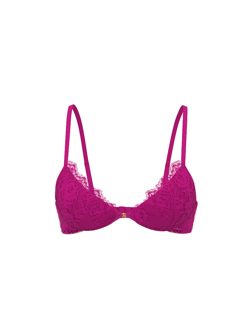 Buy Bombshell Add-2-Cups Rose Lace Push-Up Bra, Berrylicious