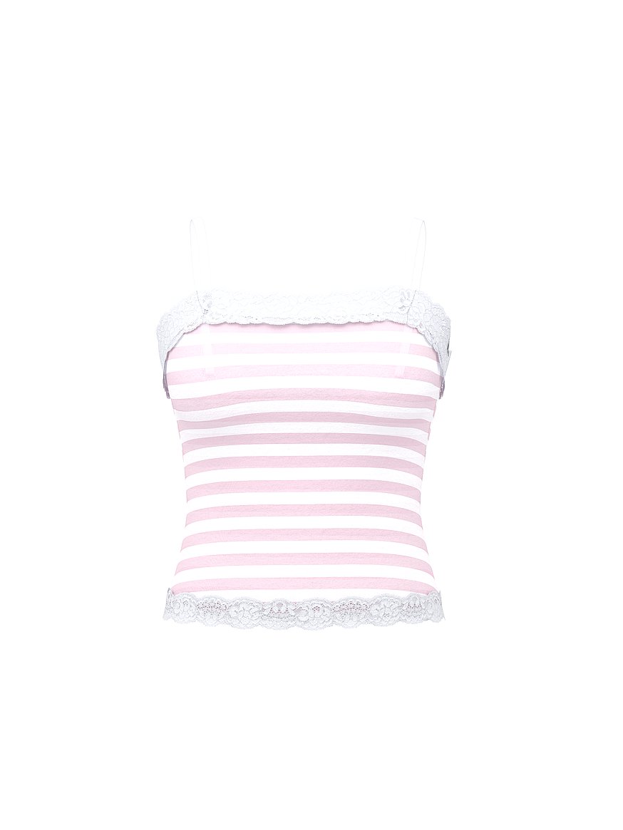 THE SHISHIKUI suq / PINK タンクトップ Sizzlin' Loose Muscle Tank - Shocking Pink / Soft Navy Z1T000968