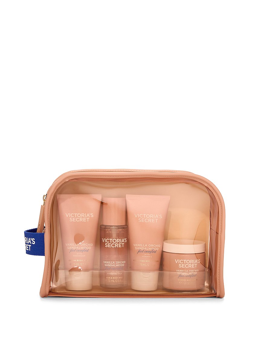 Buy Body Care Gift Set ft. Reusable Travel Bag, Vanilla Orchid