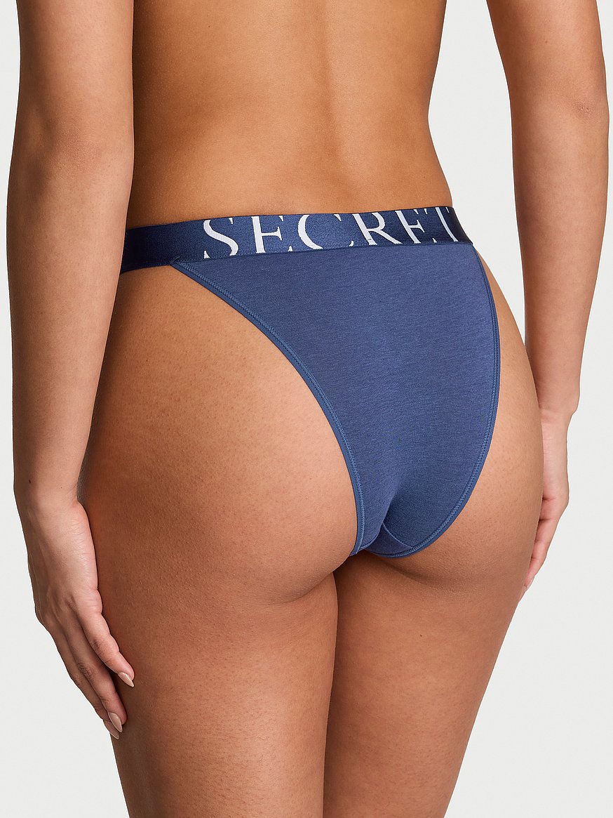 Exploded Logo Cotton 90s Brief Panty