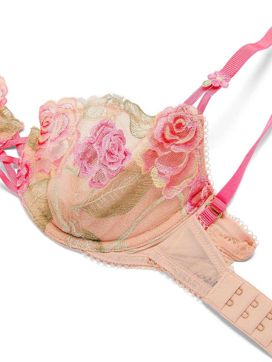 Buy Wicked Unlined Sweet Melody Embroidery Balconette Bra, Melody
