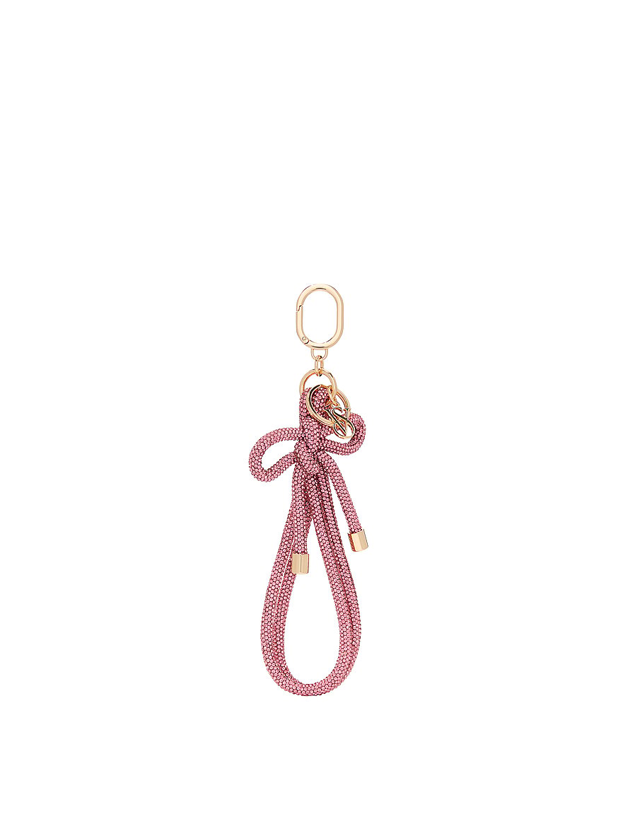Buy Knotted Shine Wristlet Strap Keychain, Blush - Order Small