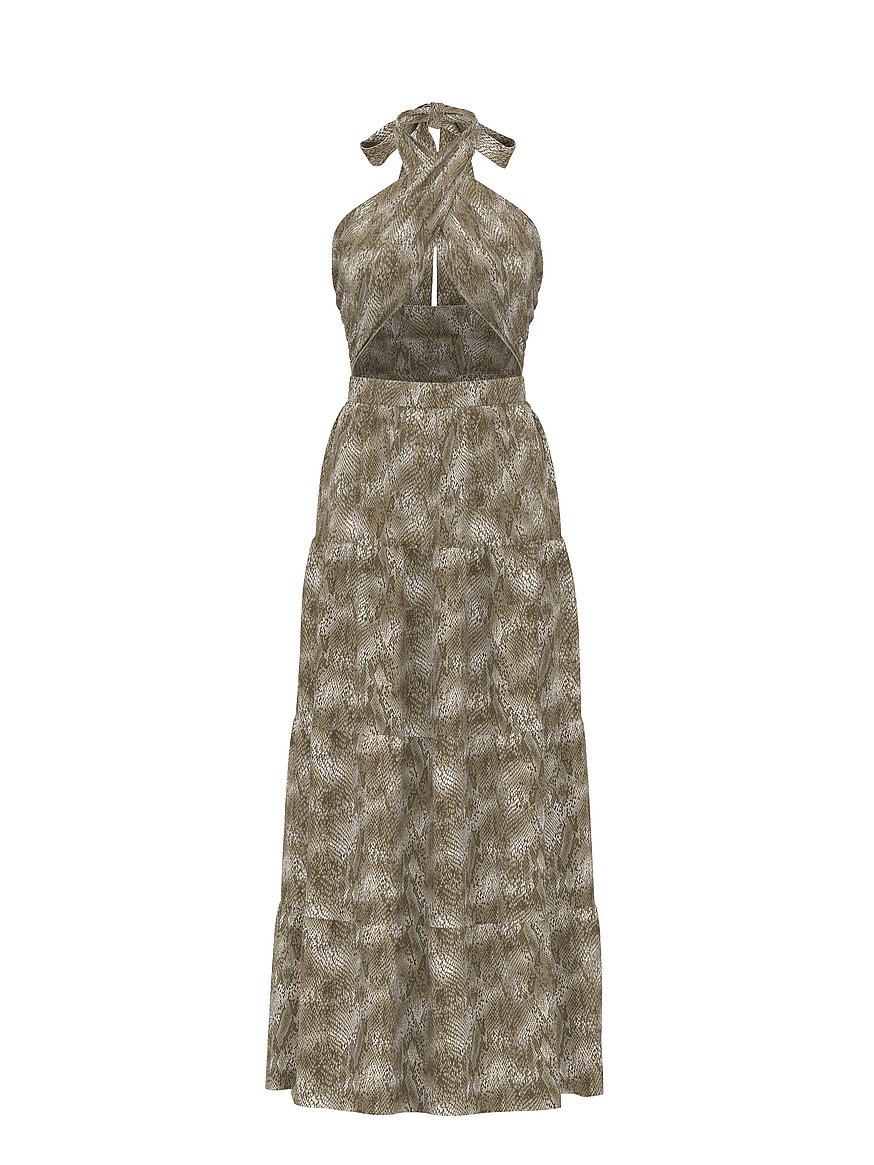 multi way beach dress One Size Multiway Long Yellow Maxi Dress main image 1