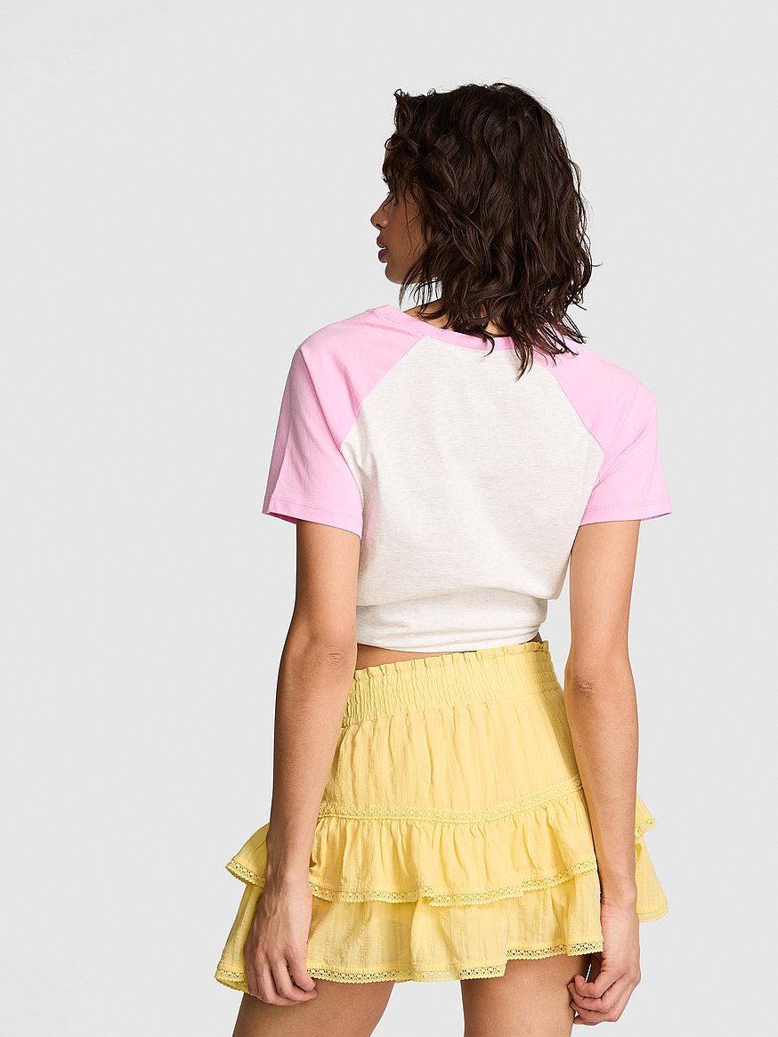 Buy Frill Seeker Ruﬄe Skort, Lemon Tree - Order Bottoms online
