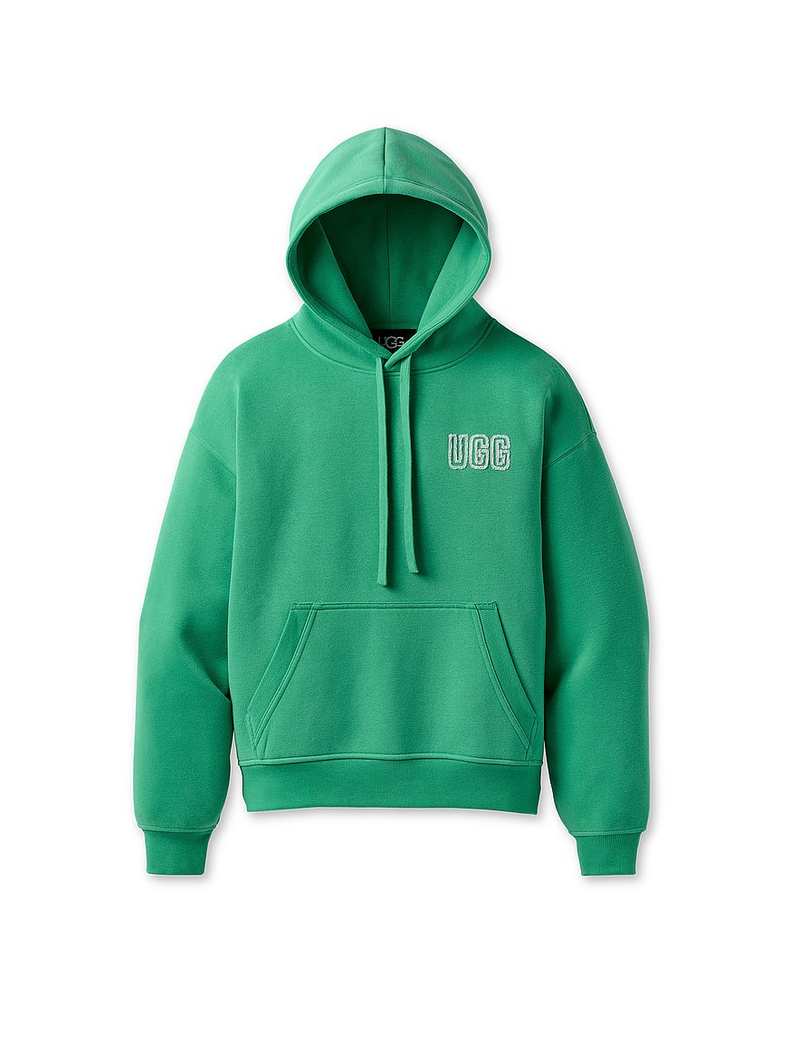 Buy Ugg Logo Hoodie, Green - Order Sweaters online - PINK US