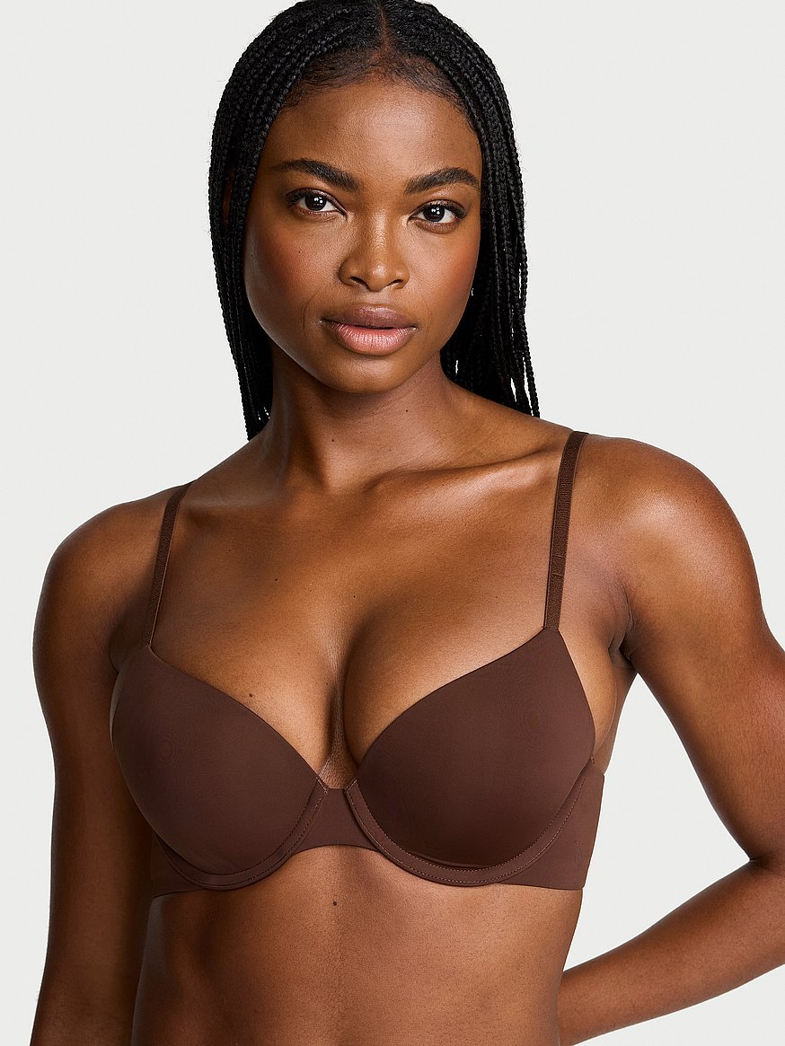 Buy Perfect Shape Smooth Push-Up Bra, Ganache - Order Bras online -  Victoria's Secret US