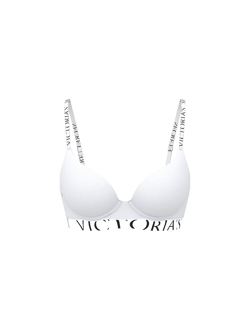 Buy Bombshell Add-2-Cups Cotton Exploded Logo Push-Up Bra, Vs