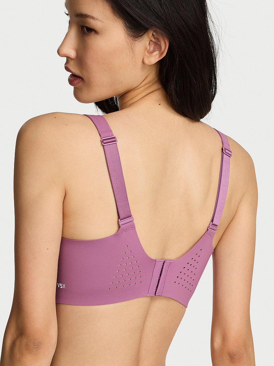 新品❤️VICTORIA'SSECRET VSX❤️紫色 Vネック スポーツブラ Buy VSX Featherweight™ Max Sports Bra, Violet Frost - Order Sport