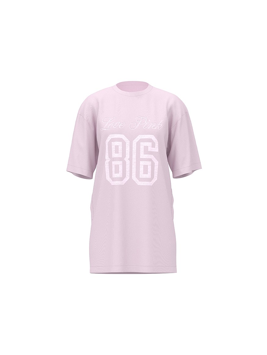victoria secret pink t shirt dress Buy Campus Cotton™ T-Shirt Dress, Pink Tulip - Order Dresses online