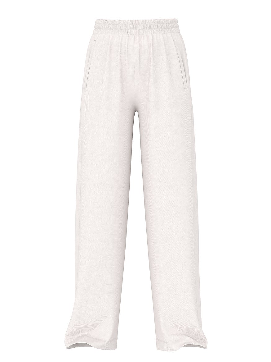 Buy Beachwear Linen Pants, Coconut White - Order Bottoms online