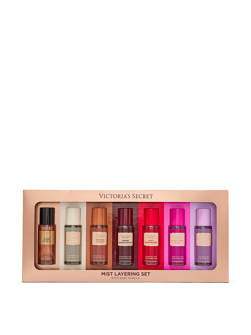 Buy 7-Piece Fragrance Mist Layering Gift Set with Bare Vanilla