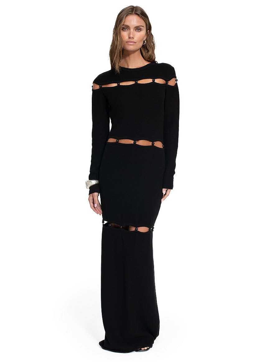agua bendita black dress Arcilla Paramo Maxi Dress XL