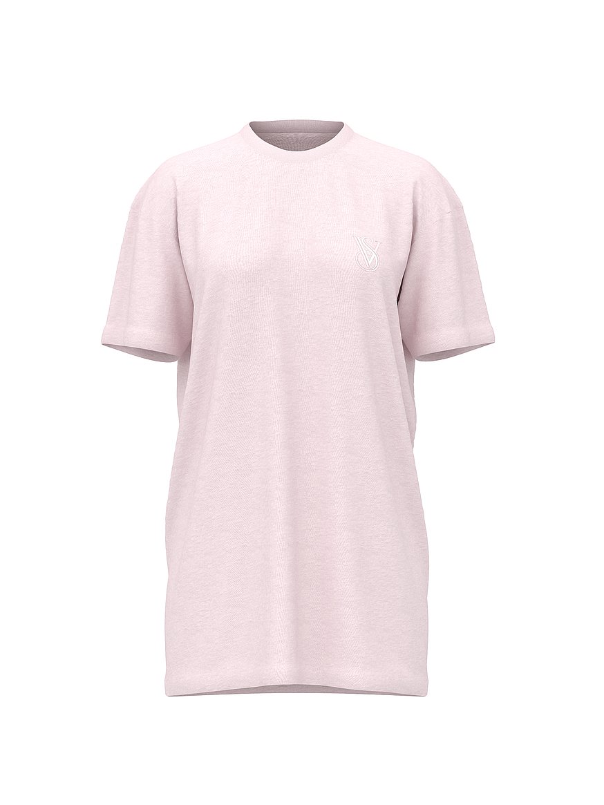 T-shirt Ajusté Rose Vif Délavé À Imprimé New York | Tops | PLT FR