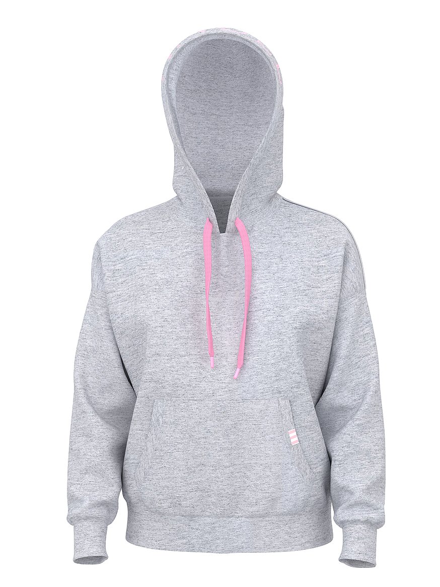 Buy Vintage Fleece Popover Slit Hoodie, Medium Heather Grey