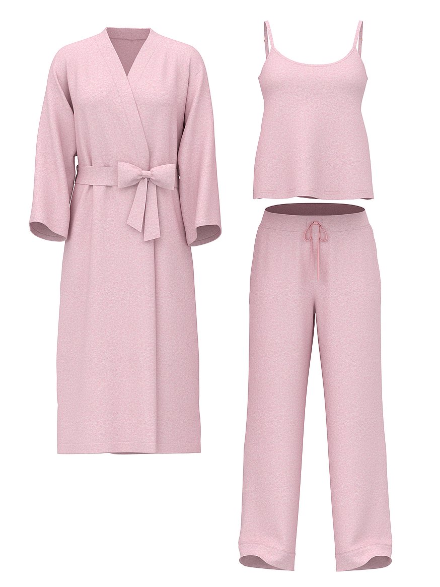 Buy SoSoft™ Modal 3-Piece Set, Heather Pink Petal - Order Pajamas