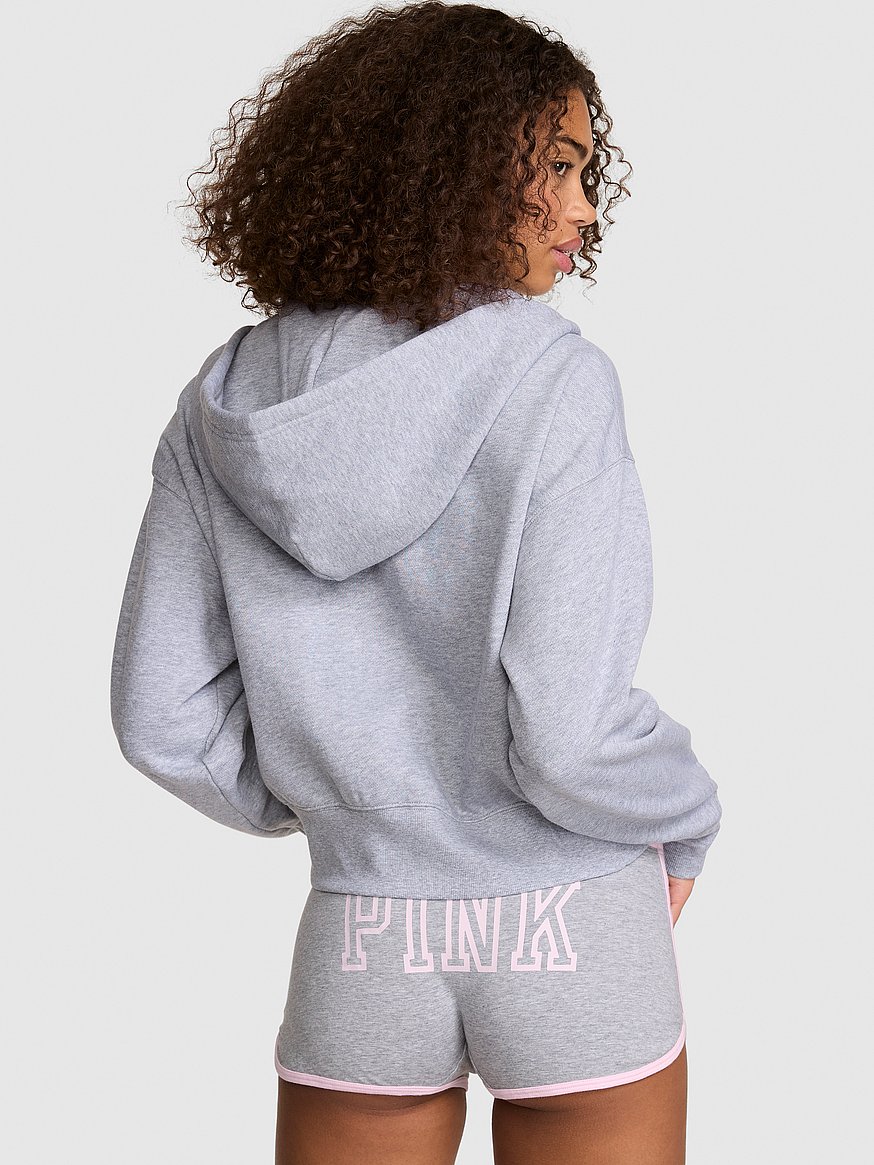 Buy Campus Fleece™ Shrunken Full-Zip Hoodie, Medium Heather Grey