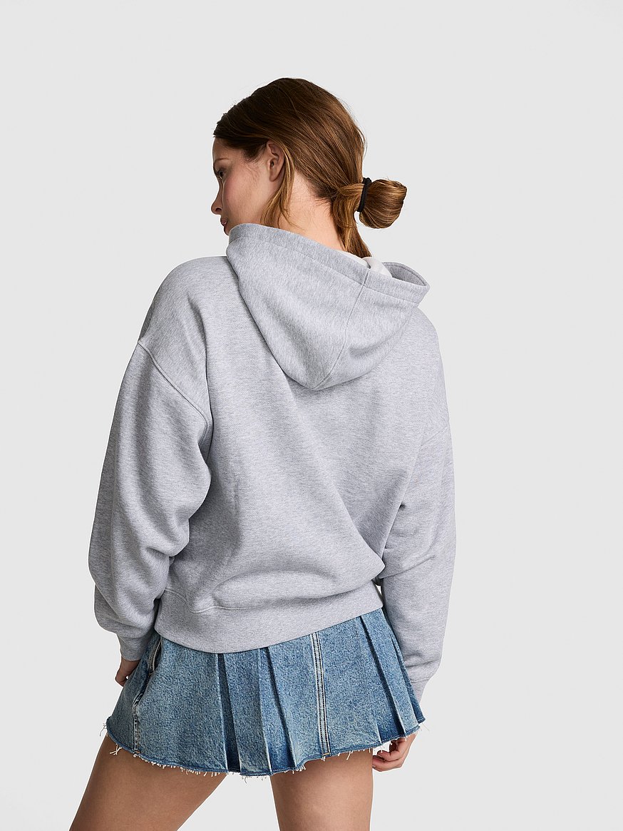 Buy Campus Fleece™ Half-Zip Hoodie, Medium Heather Grey - Order