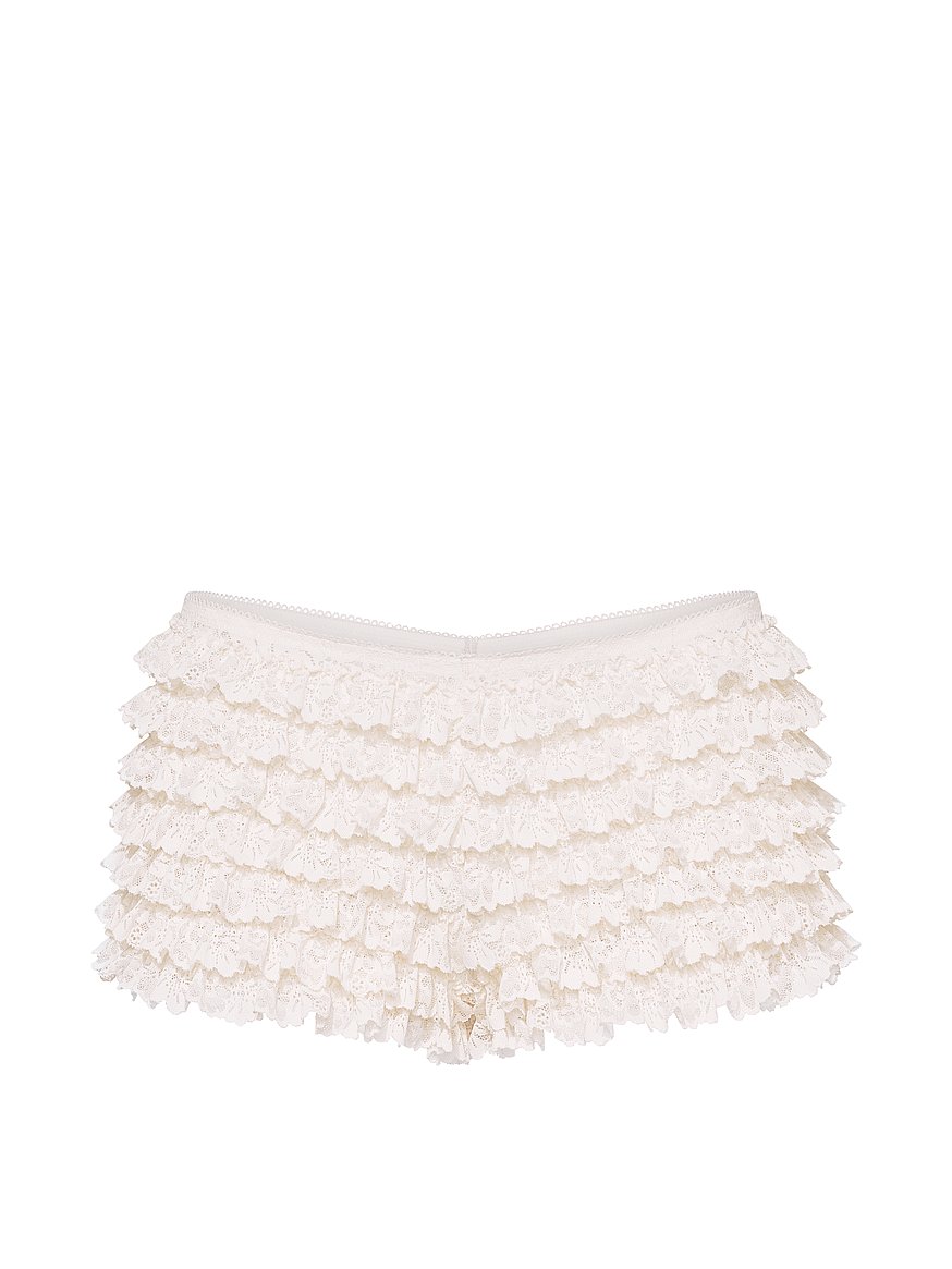 Buy GRWPINK™ Ruﬄe Bloomer Panty, Coconut White - Order Panties online - PINK