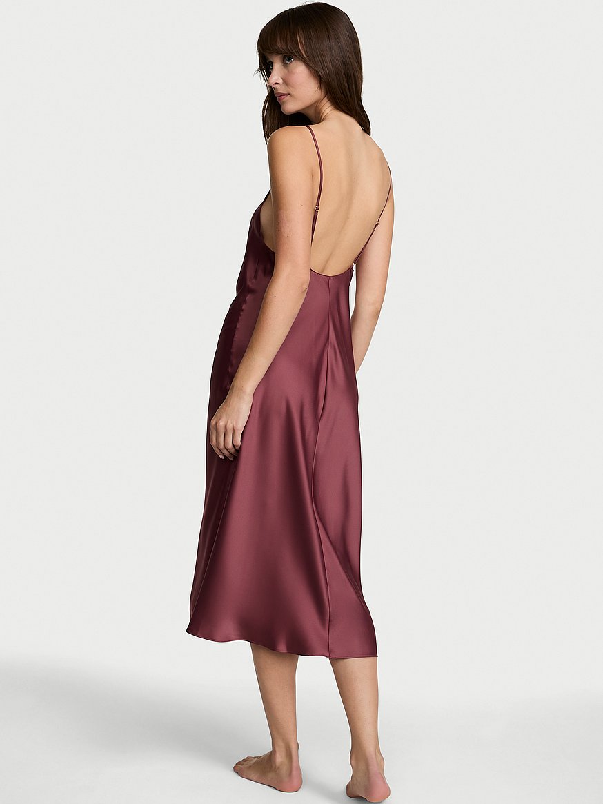 Buy Satin Midi Slip Dress, Morning Rose - Order Slips online - Victoria's Secret US Buy Satin Midi Slip Dress, Morning Rose - Order Slips online - Victoria's Secret US