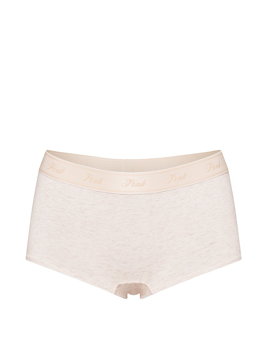 Logo Cotton Boyshort Panty