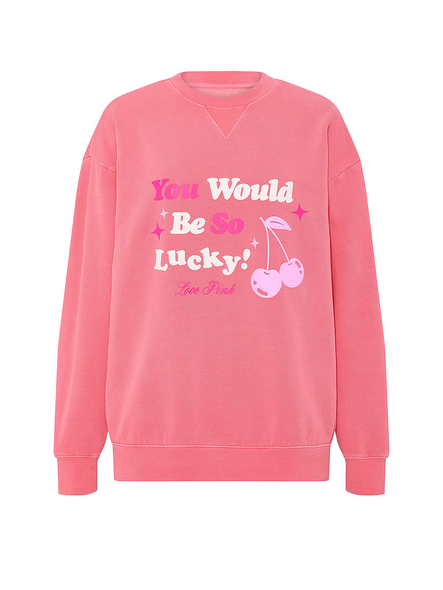 Buy Campus Fleece™ Crew Sweatshirt, Vivid Pink - Order Hoodies