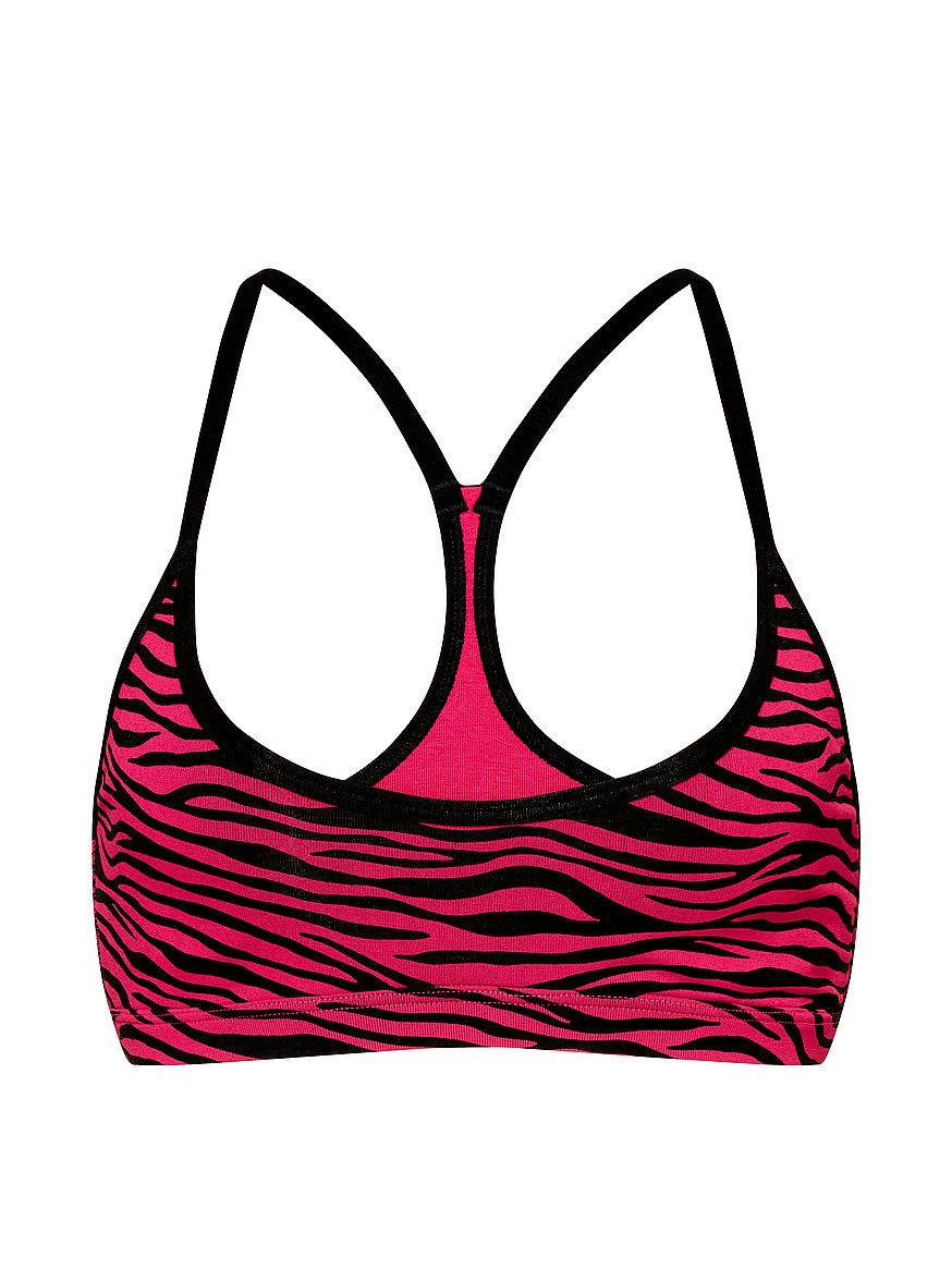 Buy All-Day Cotton™ Low-Scoop Racerback Bra, Zebra Pink Break