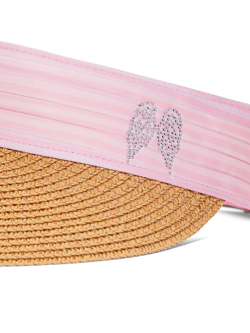 Buy Straw Scarf Sun Visor, Herirage Stripe - Order Hats  display picture 2