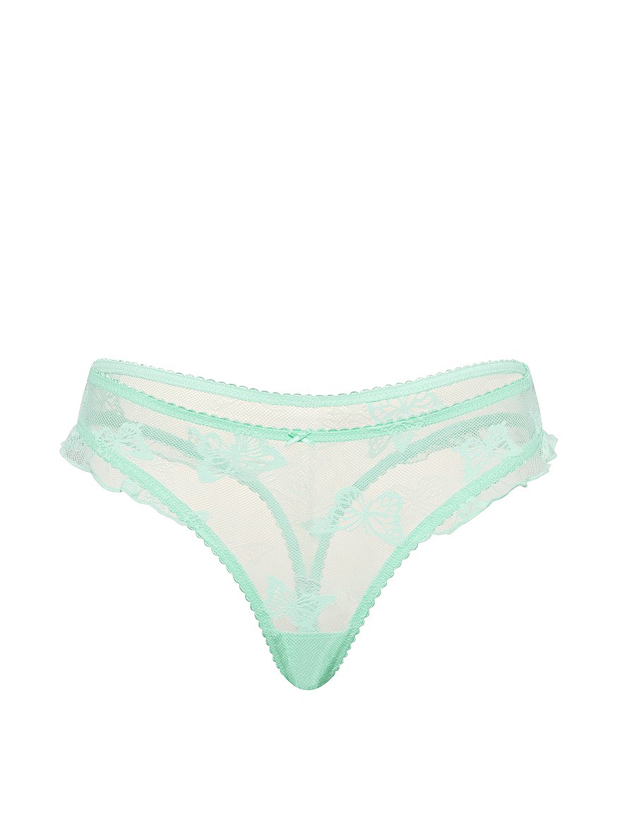 Butterfly Mesh Flutter Thong Panty
