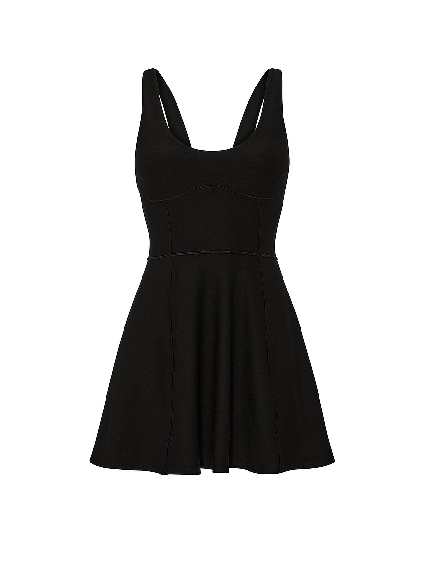Buy VSX New Essential Flare Mini Dress, Black Heather - Order Dresses  online - Victoria's Secret US