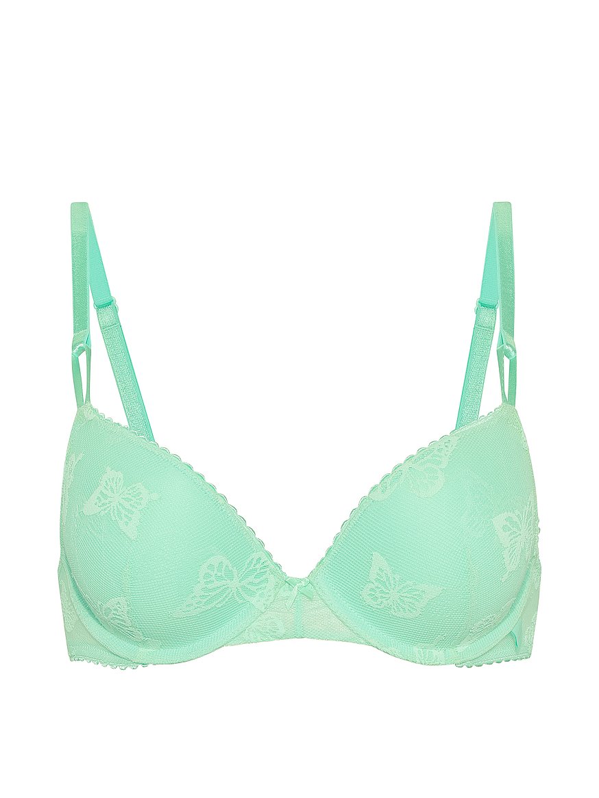 Buy Sexy Tee Butterfly Mesh Push-Up Bra, Spring Mint - Order Bras online