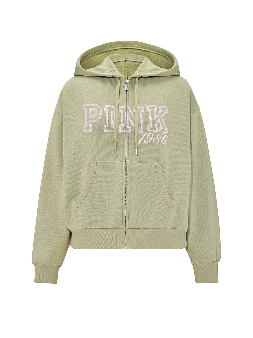 Buy Campus Fleece™ Full-Zip Hoodie, Slate Green - Order Hoodies