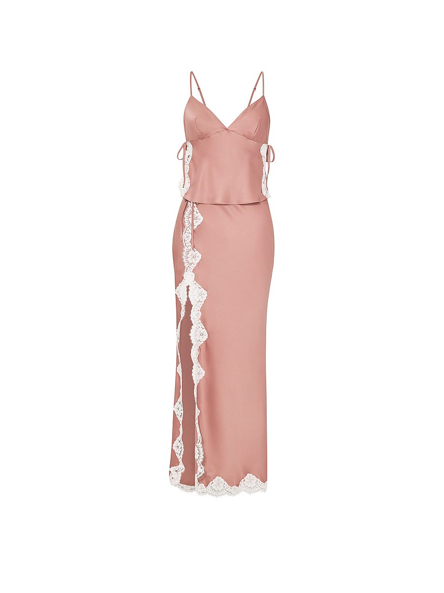 Buy Satin Lace-Trim Cami & Maxi Skirt Set, Antique Rose - Order Cami Sets online - Victoria's Secret Buy Satin Lace-Trim Cami & Maxi Skirt Set, Antique Rose - Order Cami Sets online - Victoria's Secret
