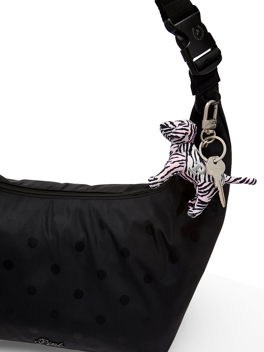 Buy PINK Micro Dog™ Keychain Charm, Pink Zebra - Order Small