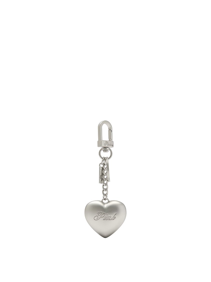 ピコレ　チャーム Buy Metal Heart Keychain Charm, Silver - Order Small Accessories