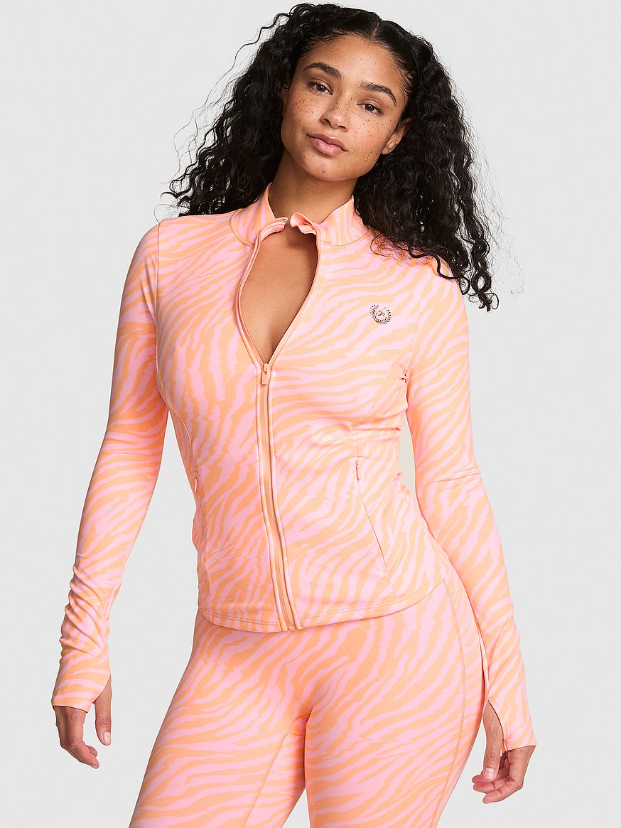 Buy PINK Relay™ Full-Zip Jacket, Zebra - Order Hoodies