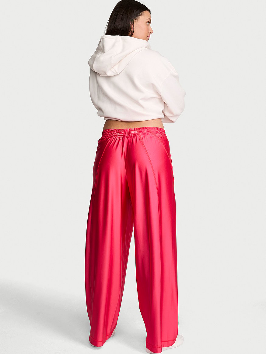 ヴィクシーページ Buy VSX GlossyTech™ Wide-Leg Pant, Pink Island - Order Bottoms