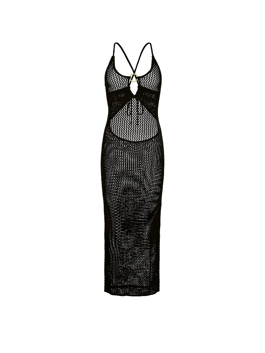 victoria secret crochet dress Buy Beachwear Crochet Keyhole Dress, Pure Black - Order Dresses online