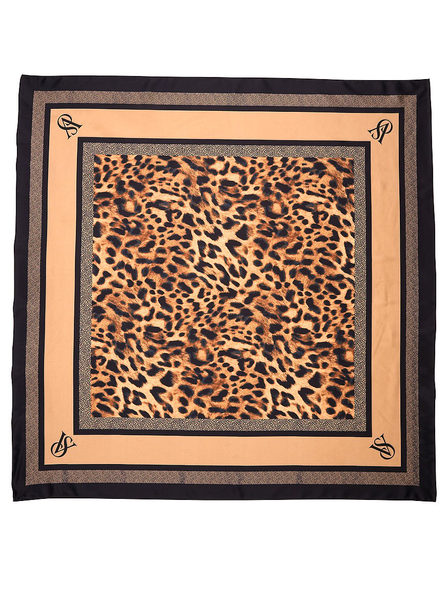 Buy Satin Scarf, Large Leopard - Order Cold Weather online