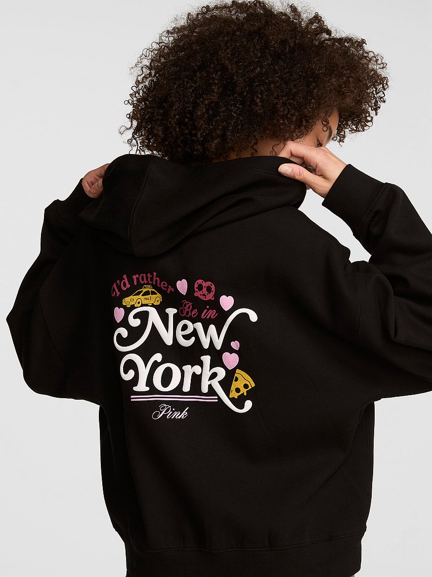 Buy Campus Fleece™ Full-Zip Hoodie, Pure Black - Order Hoodies