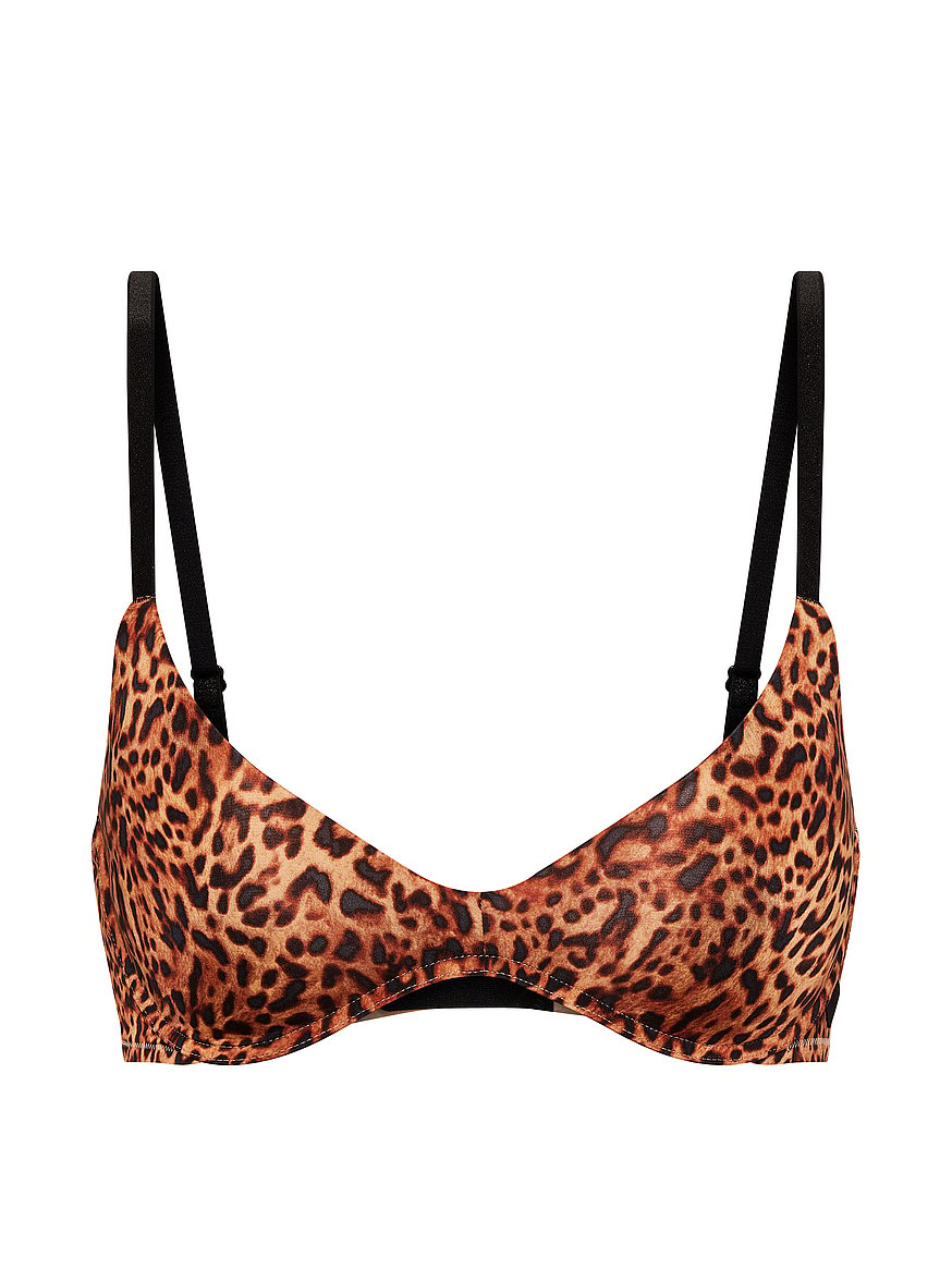 Buy Sexy Tee Smooth Wireless Push-Up Bra, Leopard Print - Order