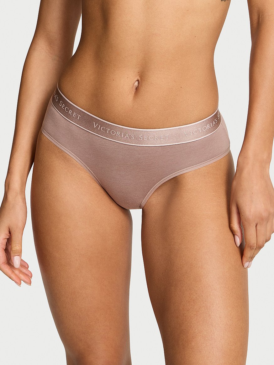 Victoria’s secret Buy Logo Cotton Hiphugger Panty, Iced Coffee - Order Panties