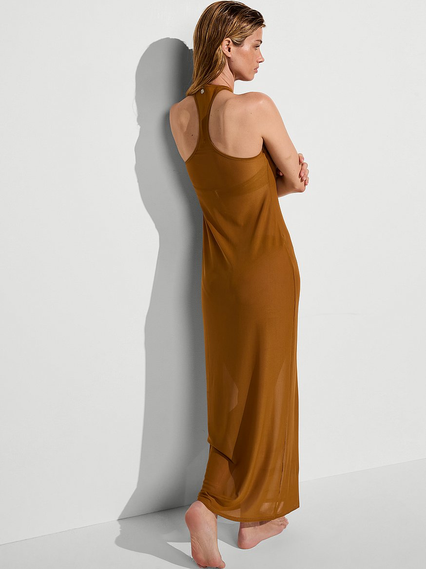 Buy Beachwear Mesh Tank Maxi Dress, Perfectly Bronzed - Order Dresses  online - Victoria's Secret