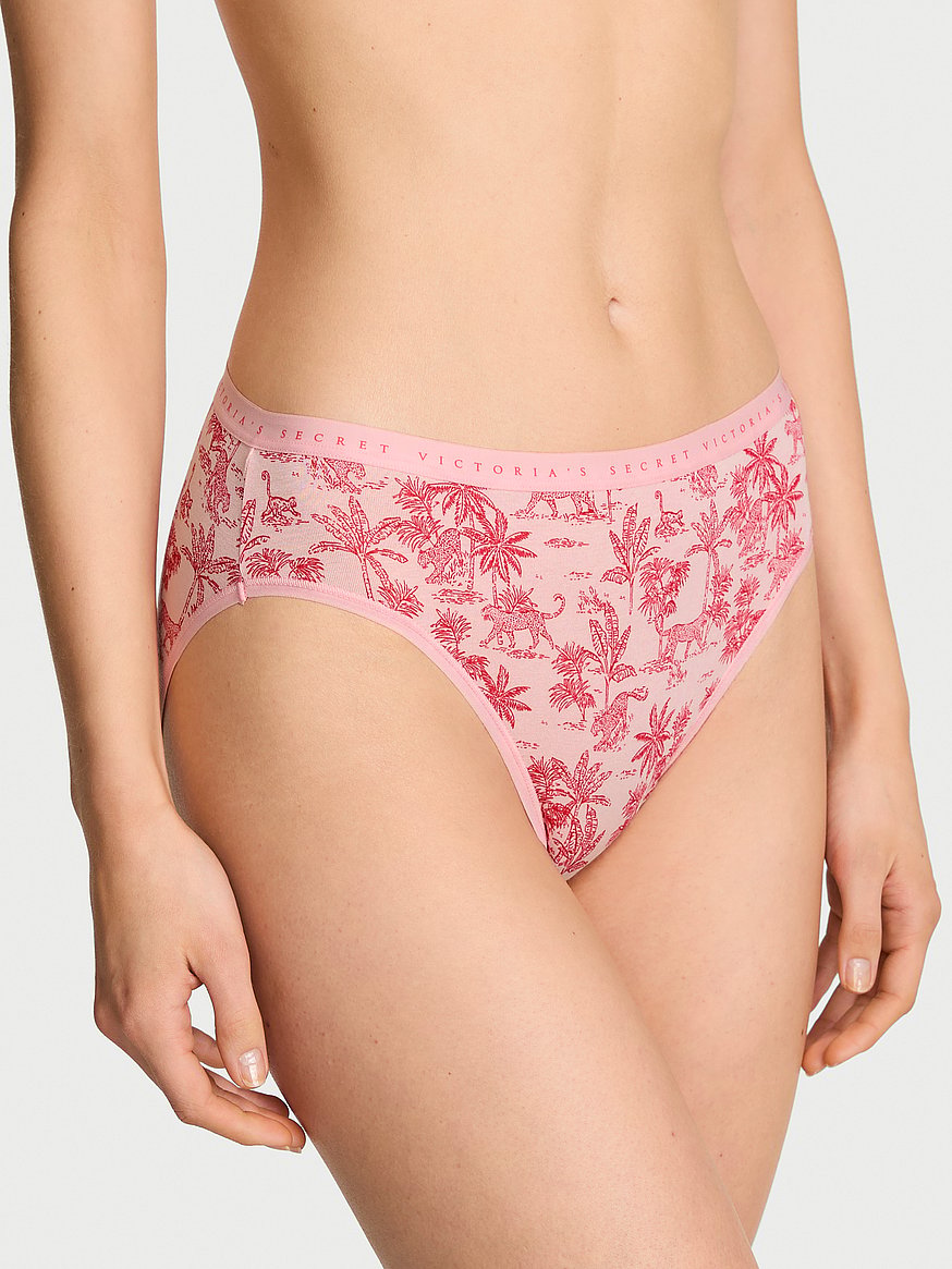 ★Victoria's Secret★花柄刺繍ショーツ★透け感パンツ下着★ローズ Victoria's Secret - ☆Victoria's Secret☆花柄刺繍ショーツ☆透け感