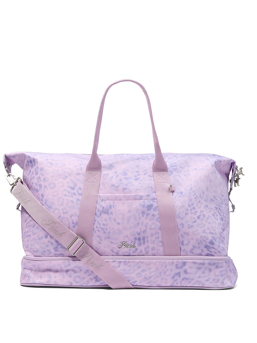 cute travel duffel bag Super children's Large Capacity shoulder for trips and Bagmire 2056 Dimensions Danshuz Black Fuchsia Sequin Cheer