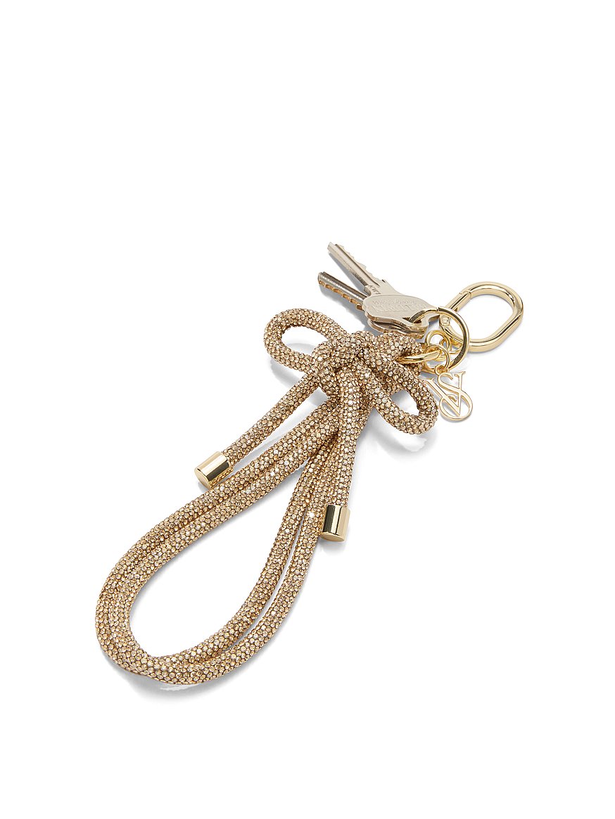 Buy Knotted Shine Wristlet Strap Keychain, Oyster - Order Small